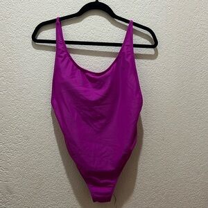 Women’s One Piece Fuchsia Bathing Suit